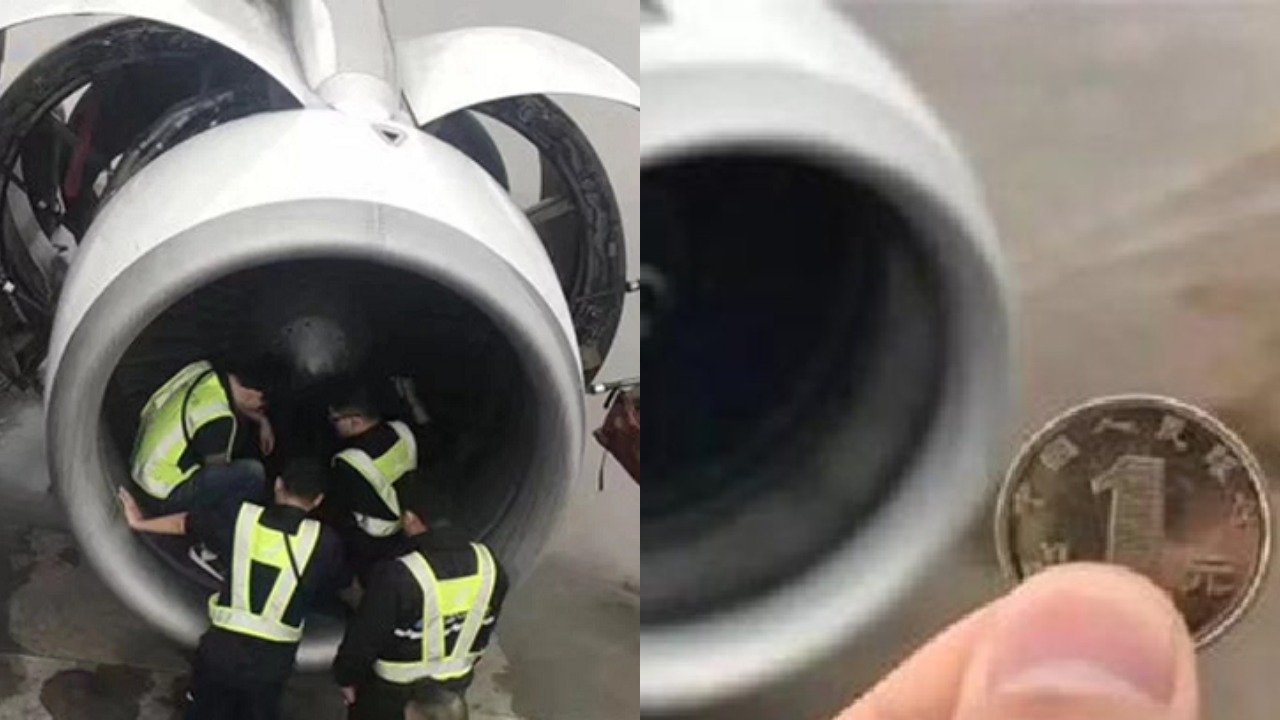 Man Throws Coins Into Plane Engine For ‘Good Luck’ Before Flight