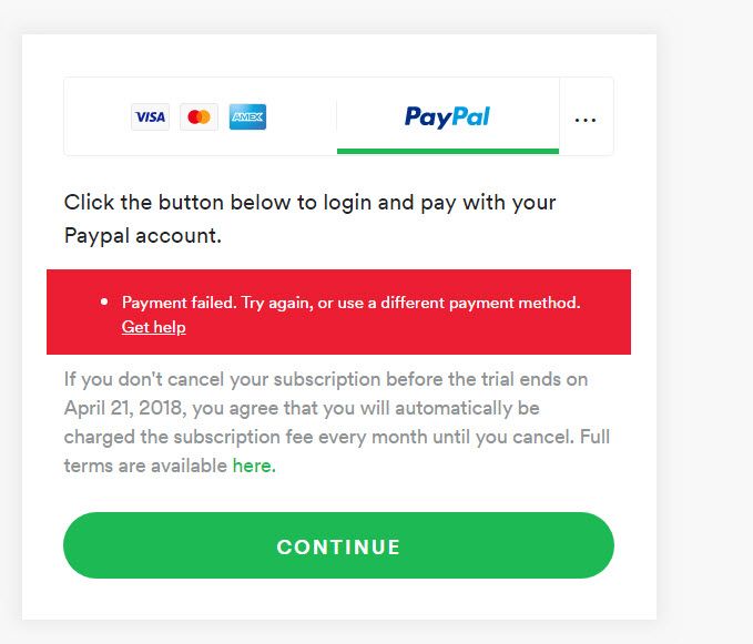Unable to complete payment subscription on spotify · Issue # · brave/brave-browser · GitHub