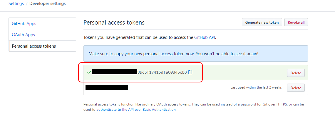 Managing your personal access tokens - GitHub Docs