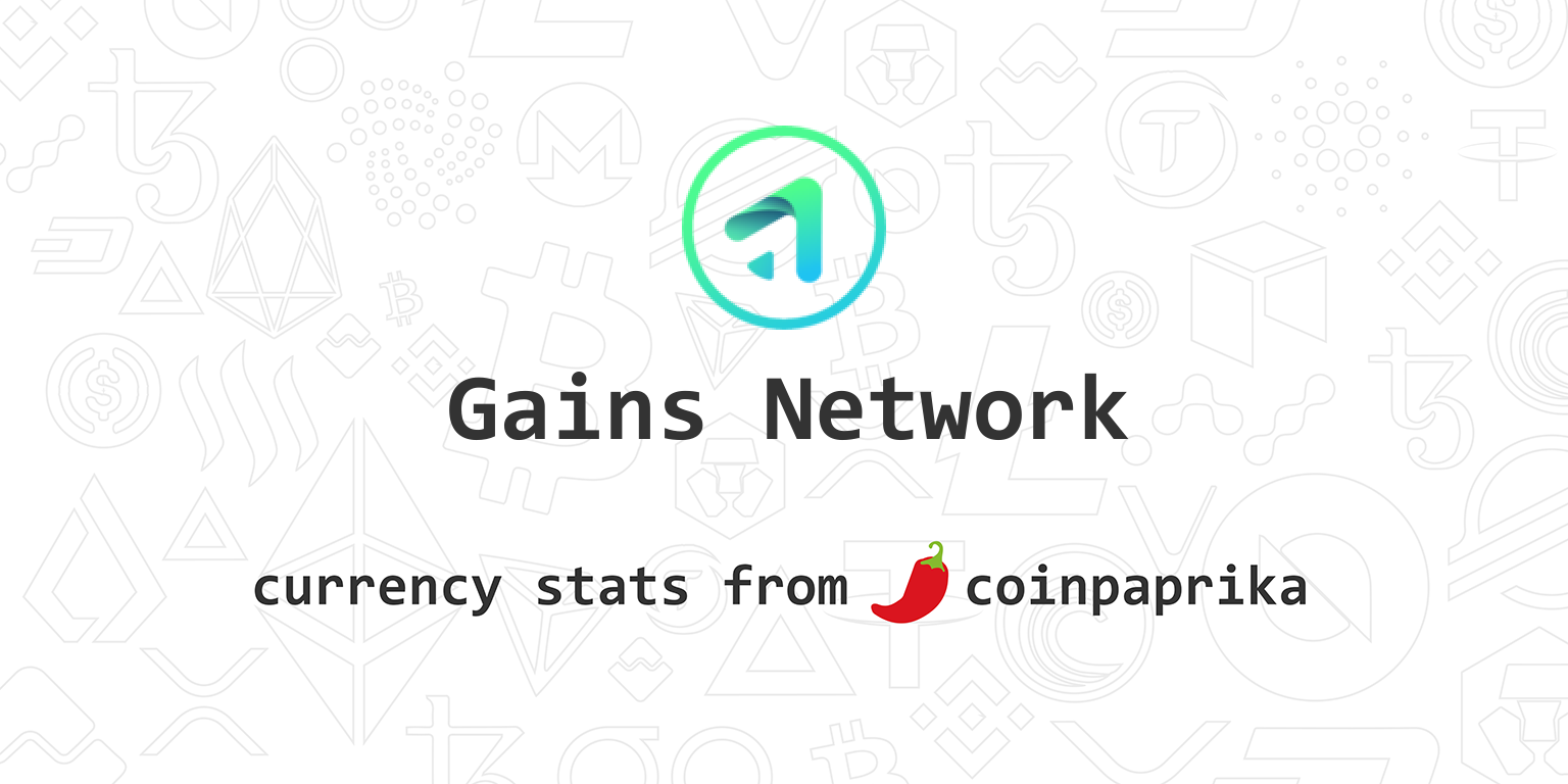 Gains Network Exchanges GNS Markets | Buy & Sell & Trade | cointime.fun