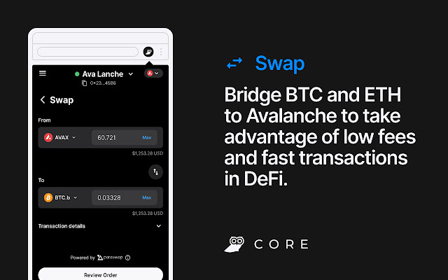 Core | Crypto Wallet & NFT Extension