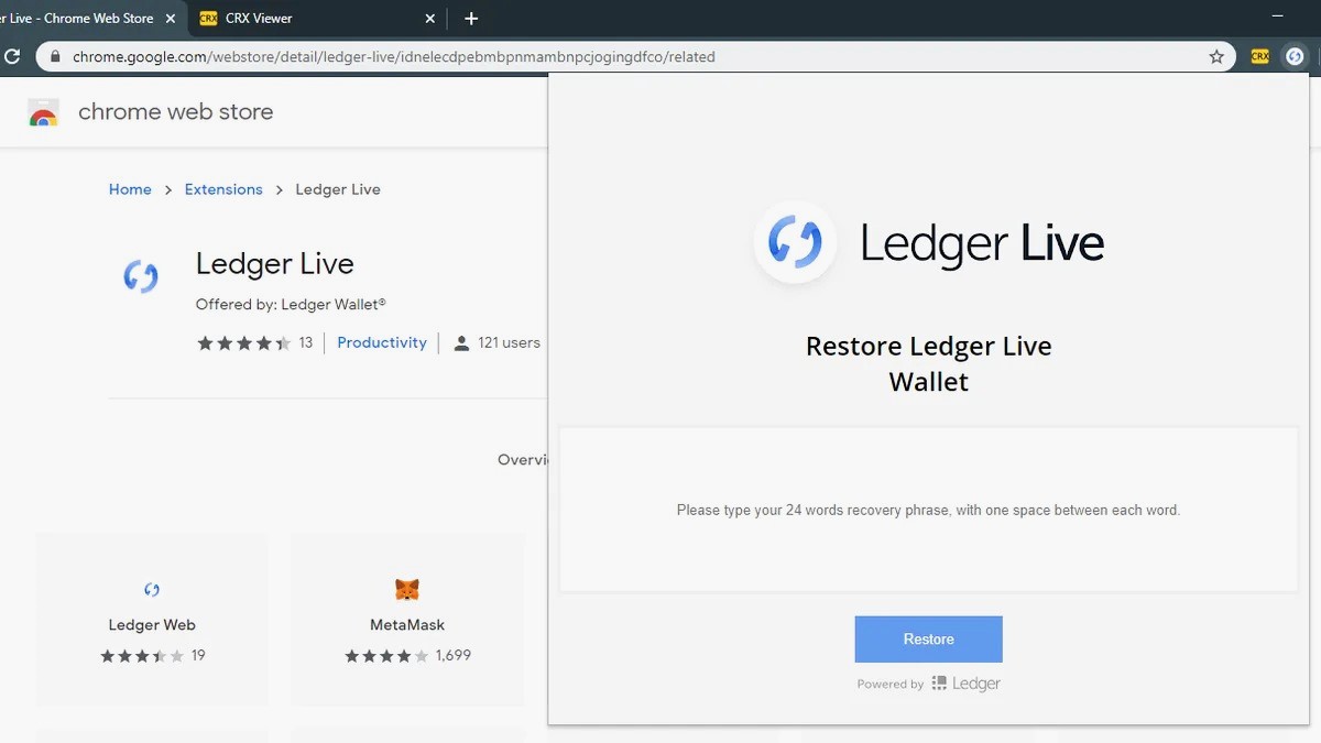 Ledger Wallet Extension : Most Secure Crypto Wallet extension