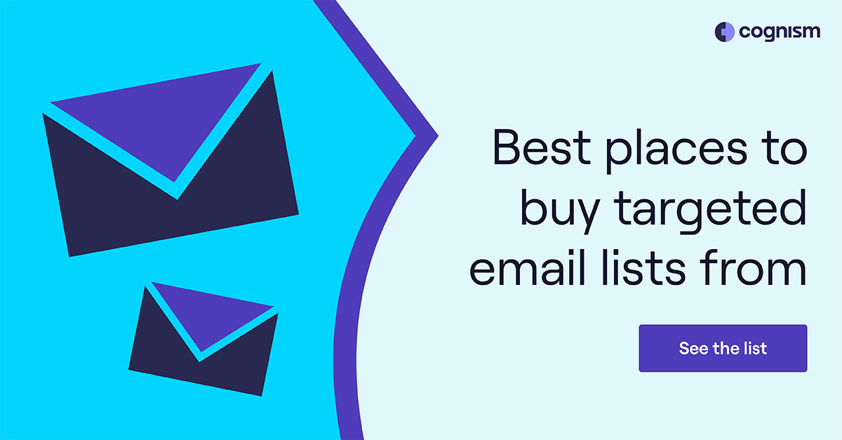 8 Best Email List Providers To Consider In - OneMoreLead: B2B Leads, Build Lists & Prospect