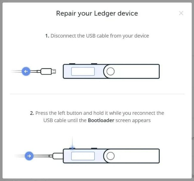 Ledger Error 'MCU Firmware not Genuine' SOLVED! ()