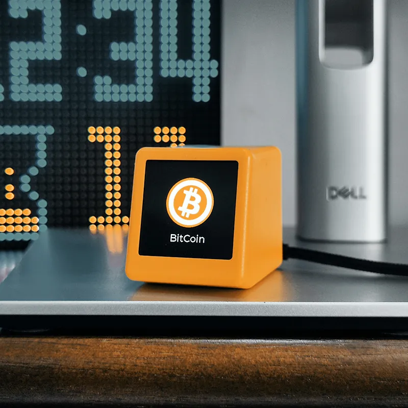 Crypto Stock Ticker Bitcoin LED Display - cointime.fun