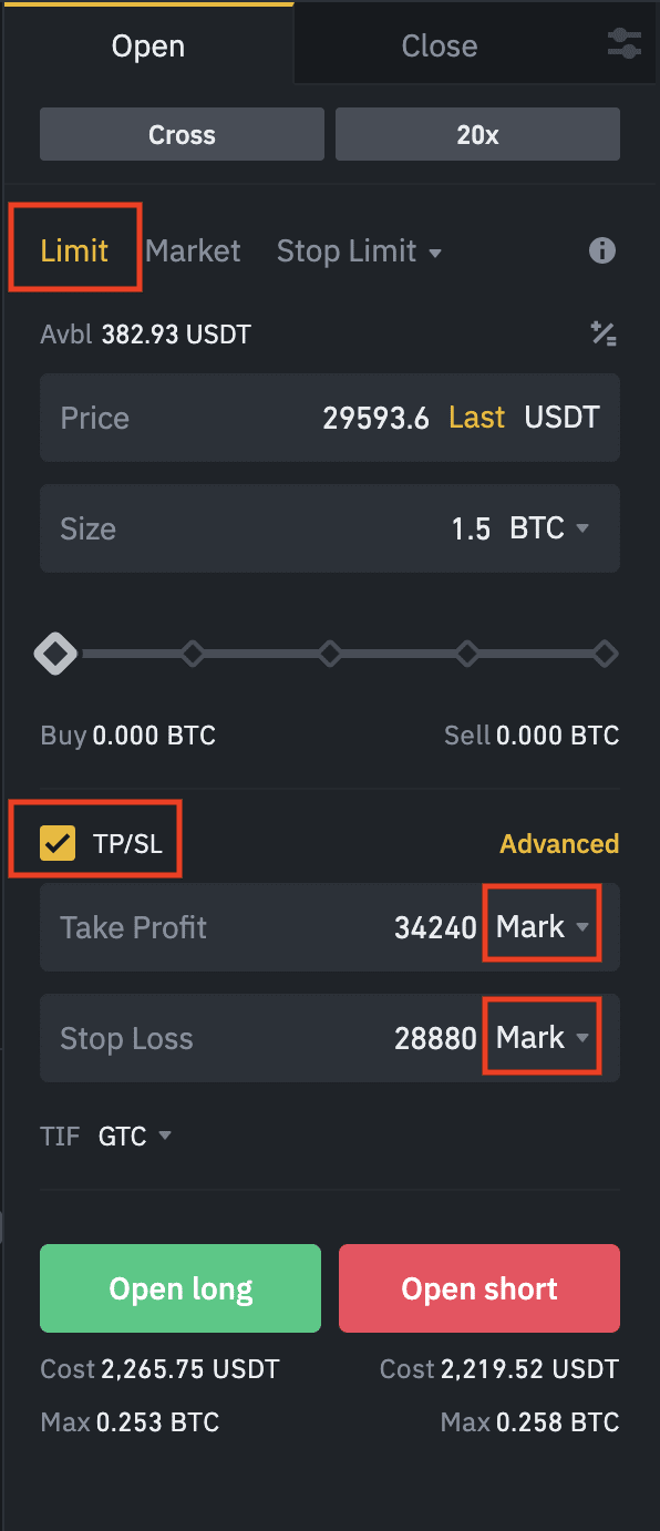 Binance Trailing Stop Order