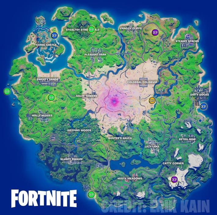 All Fortnite Season 3 Week 7 XP Coin Locations