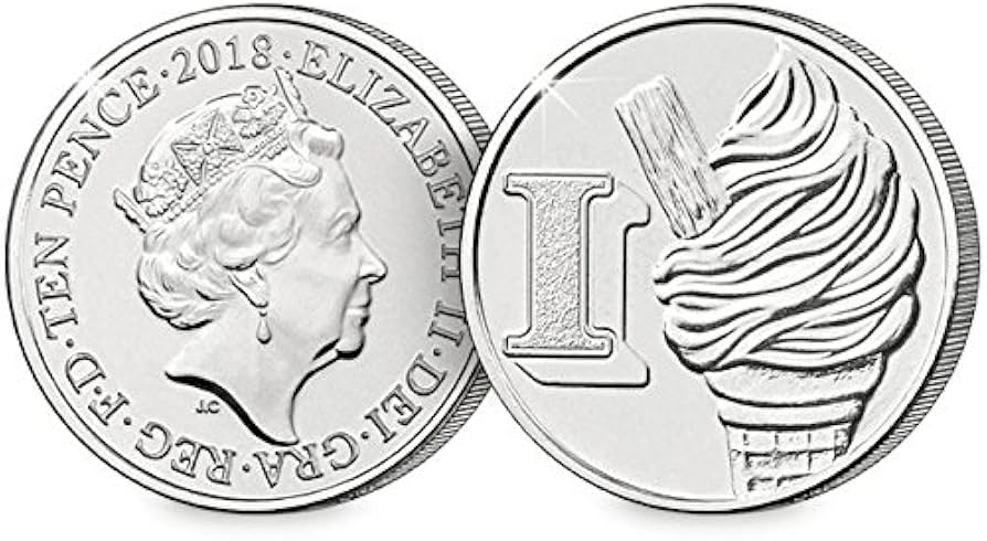 10 Pence - Elizabeth II (5th portrait; I - Ice Cream) - United Kingdom – Numista