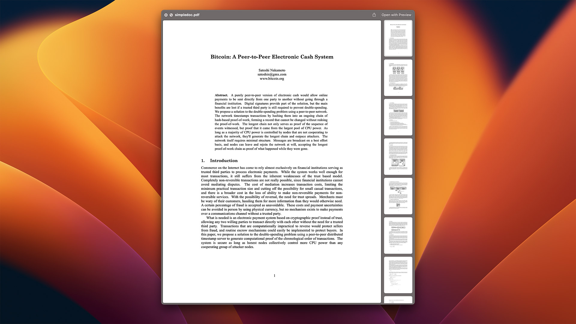 The Bitcoin whitepaper is hidden in every copy of macOS | Hacker News