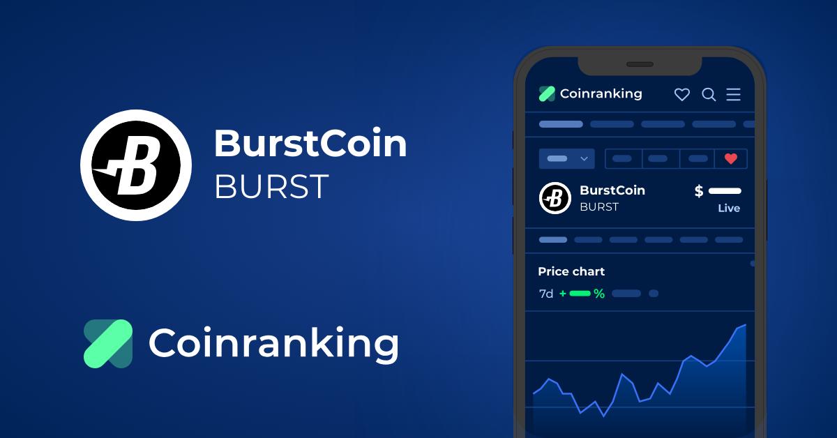 Burst price - BURST to USD price chart & market cap | CoinBrain