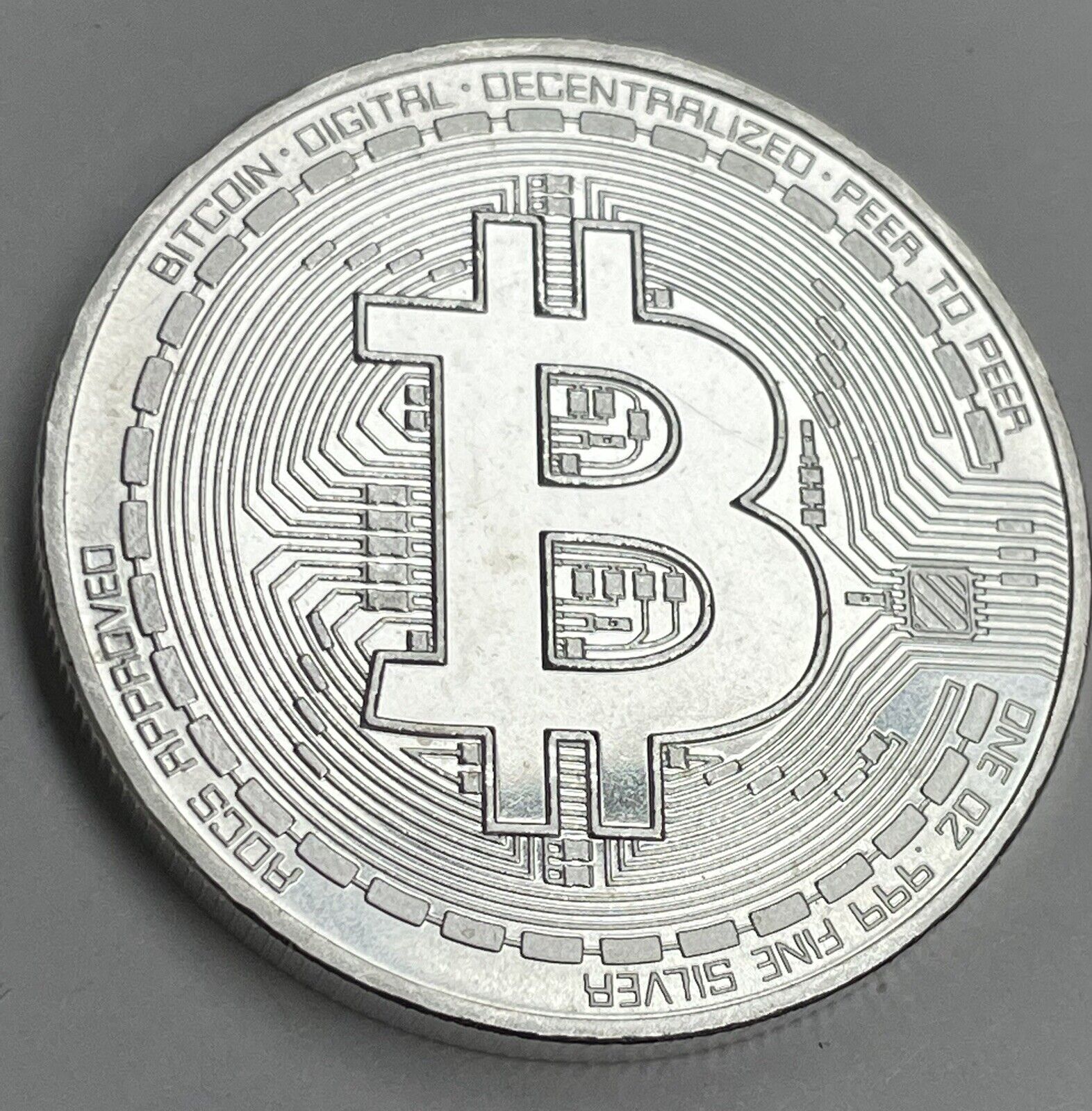 1 oz Silver Bitcoin