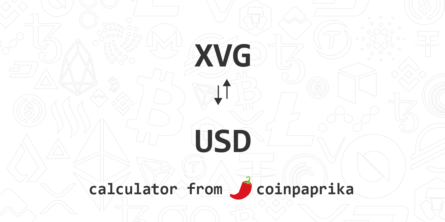 XVG/USD Dynamics: Real-time Verge Conversion | Bitsgap