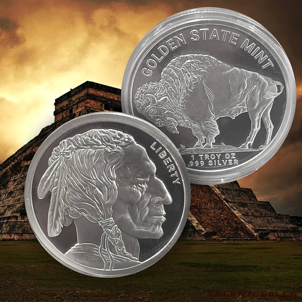 1 oz American Fine Silver Buffalo Round | European Mint