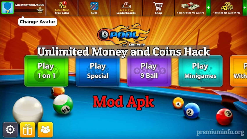 8 Ball Pool Mod Apk (Mod Menu)