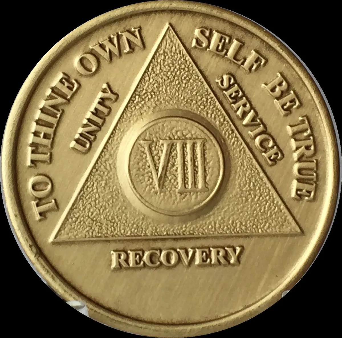 8 Month AA Sobriety Chip | MC8M