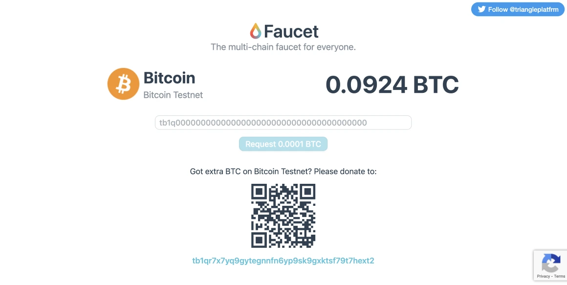 Bitcoin Testnet Faucet