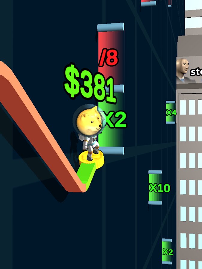 Dogecoin Yolo 3d 🕹️ Play Now on GamePix