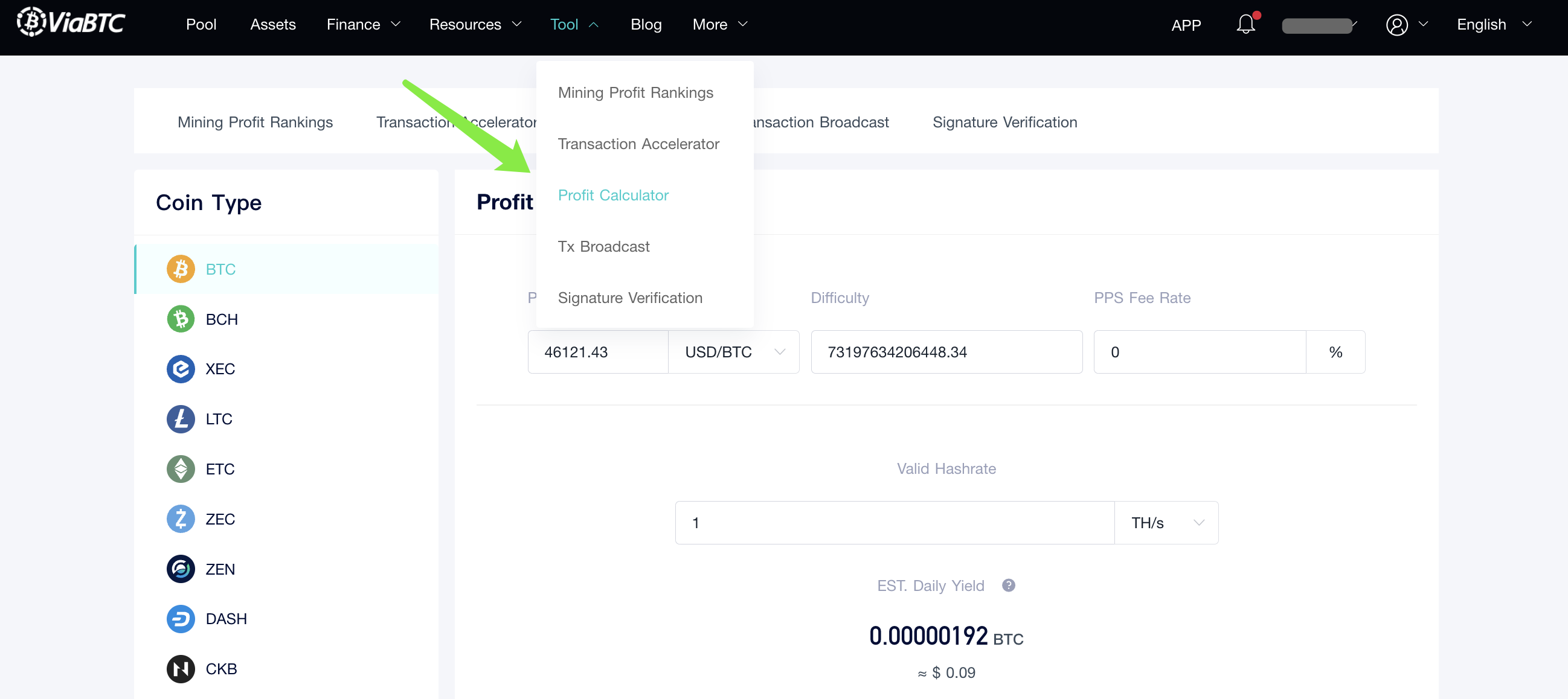 Mining Calculator | cointime.fun