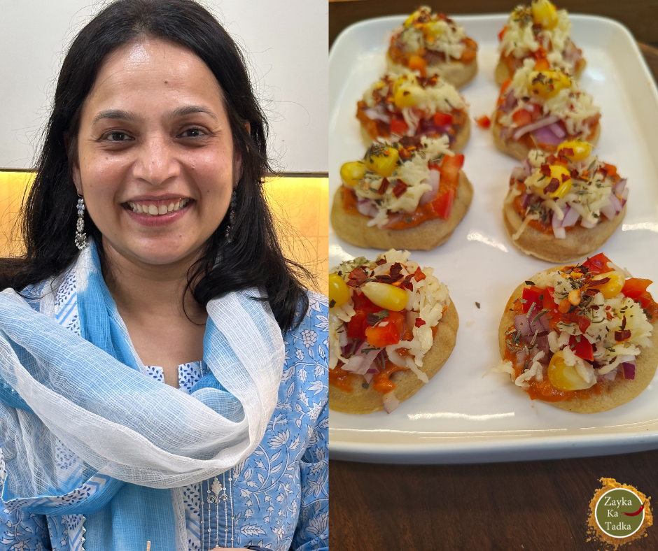 Sav's Kitchen: Healthy Coin Pizza by Saveen Kaur