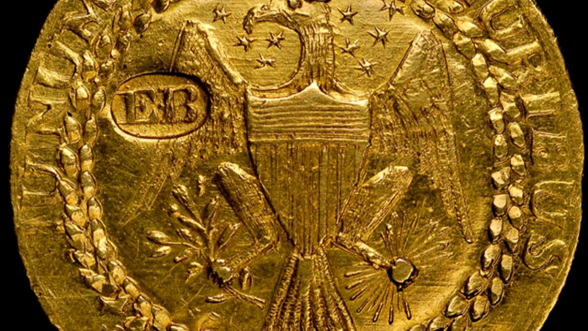 USA Brasher Doubloon (breast replica) () - Imitations - LastDodo