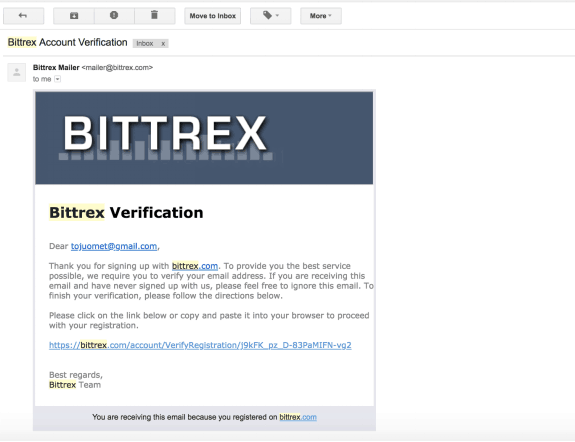 Bittrex Basic verification failed - Blind