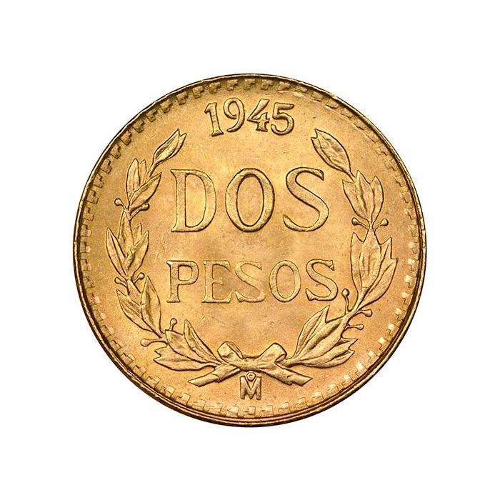 2 Peso Mexican Gold Coin (Random Year) | Investor Crate® – IC INC