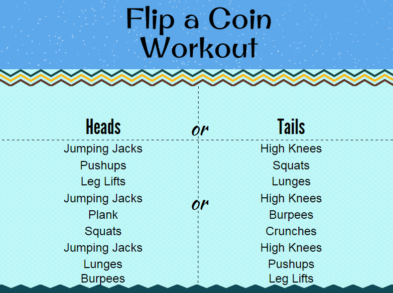 Fitness Friday Flip A Coin