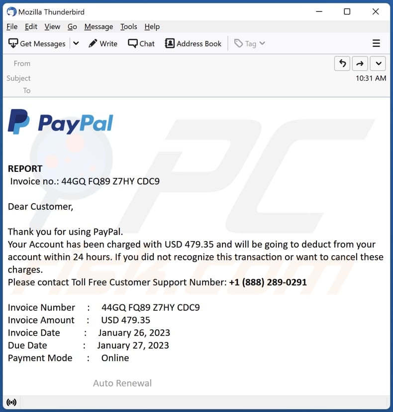 Report Fake Communications | PayPal Security Center | PayPal US