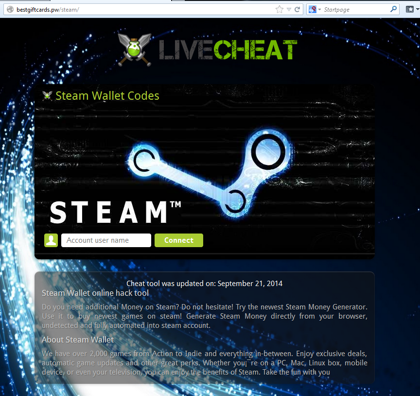 Download Steam Wallet Code Generator android on PC