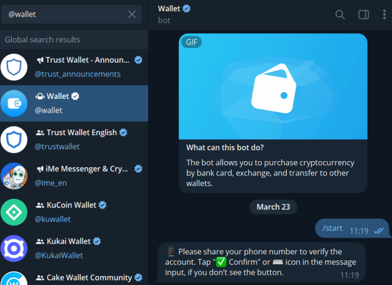 How To Fund Your Bitcoin Wallet via Telegram in 2 Minutes