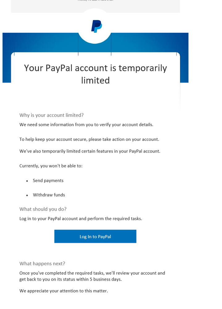 What does the status of my payment or money request mean on my PayPal account? | PayPal PH