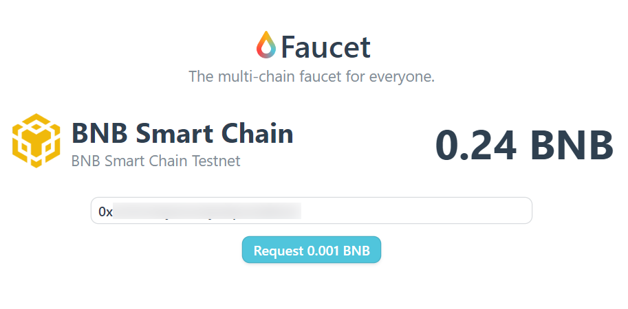 BNB Smart Chain Testnet | Faucet by Triangle