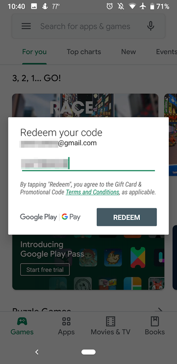 How to Redeem Google Play Gift Card To Google Play Account - Cardtonic