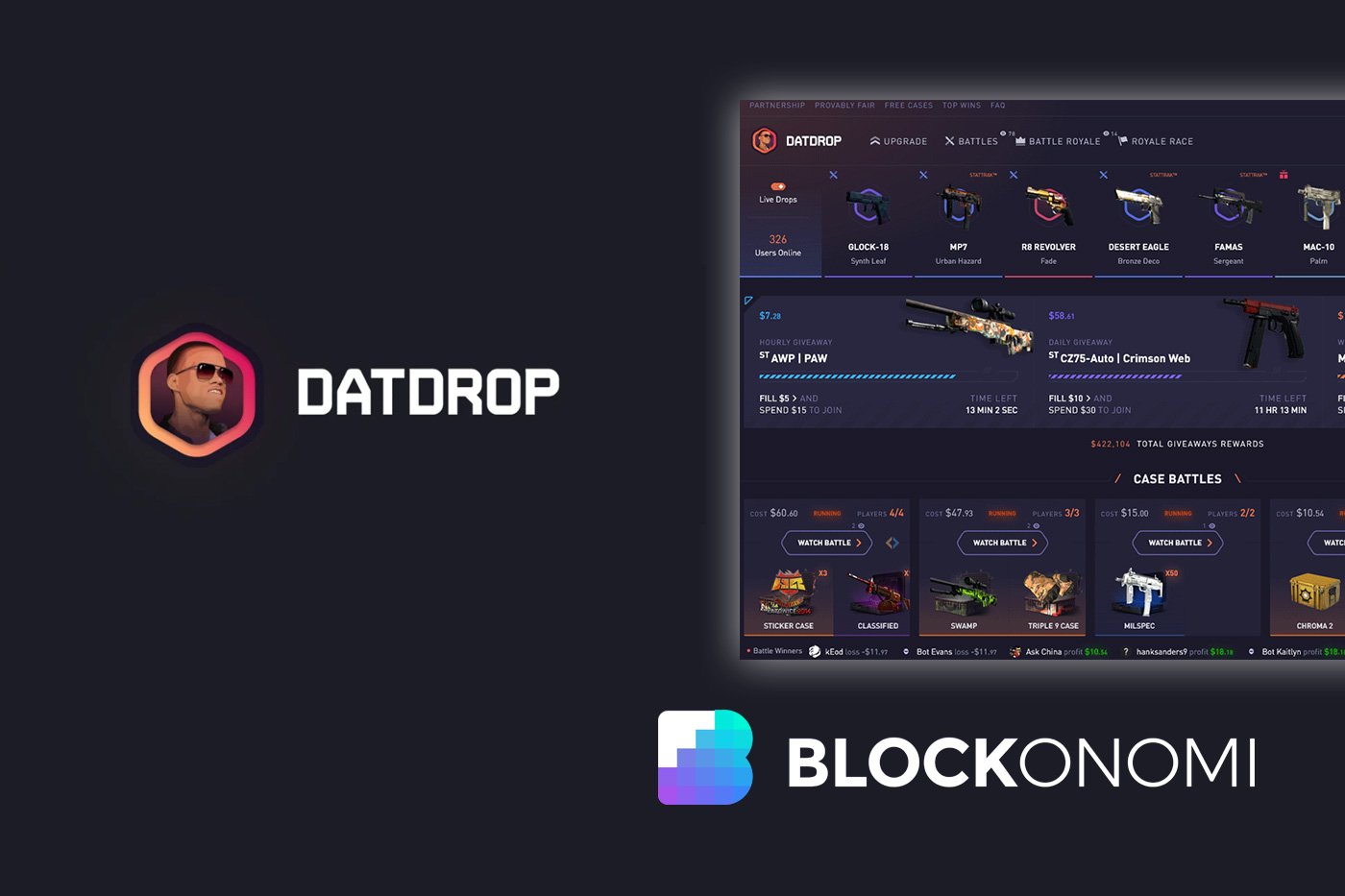 DatDrop Promo Code Free CSGO Case & Deposit Bonus