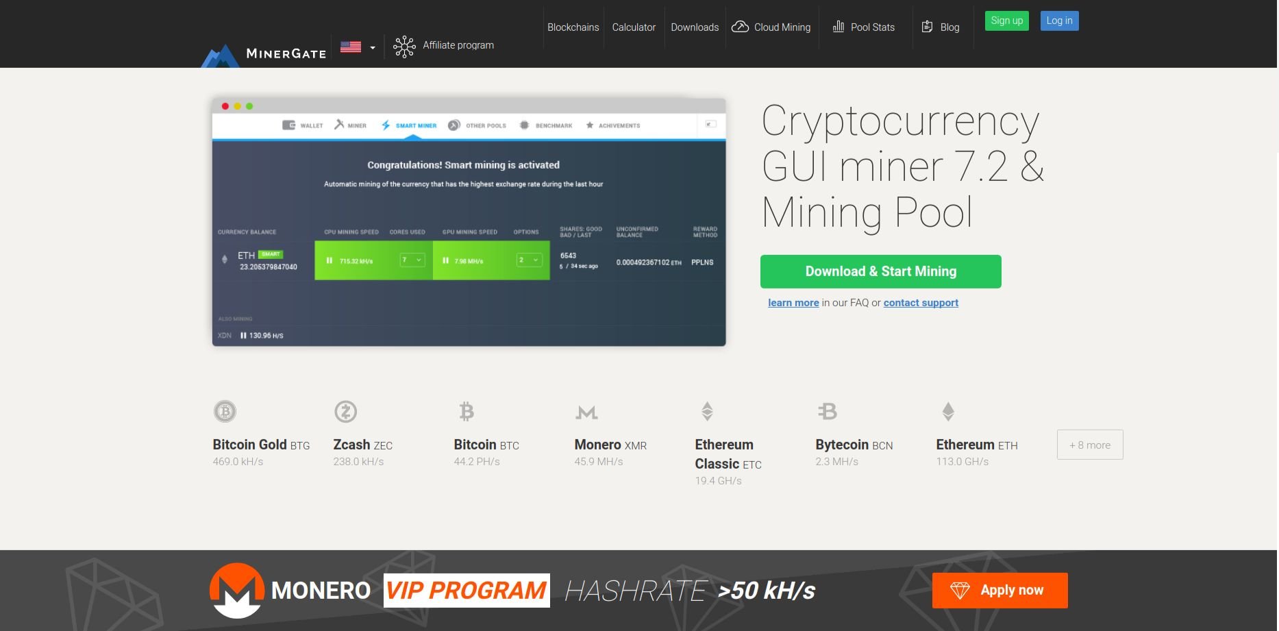 MinerGate Multi-Cryptocurrency Mining Pool - Reviews and Features | cointime.fun