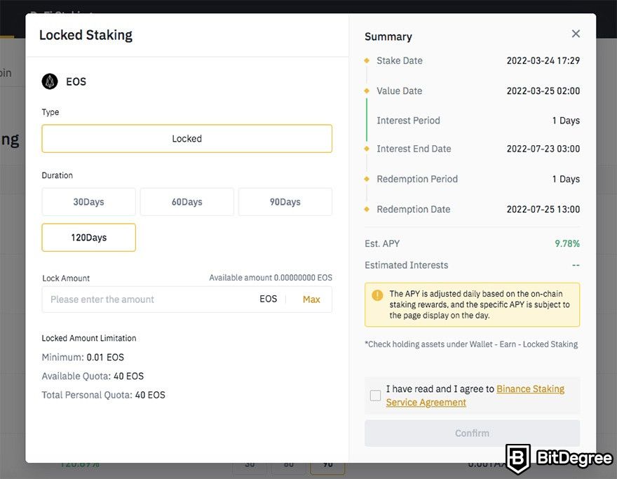 Get Notification if a new staking option is available on Binance