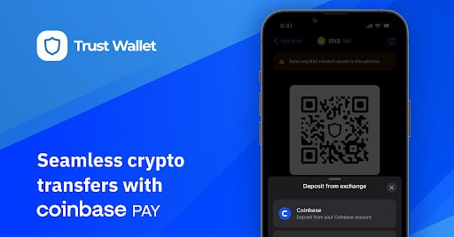 How to Deposit Crypto to Trust Wallet Using Coinbase Pay - How To's - Trust Wallet