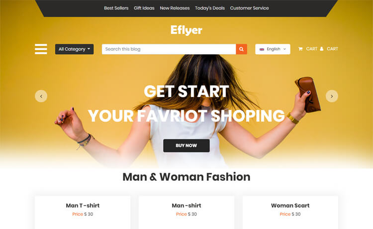 Shop Website Templates