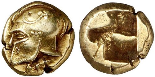 Electrum Hecte (1/6 Stater), Ionia/Lydia