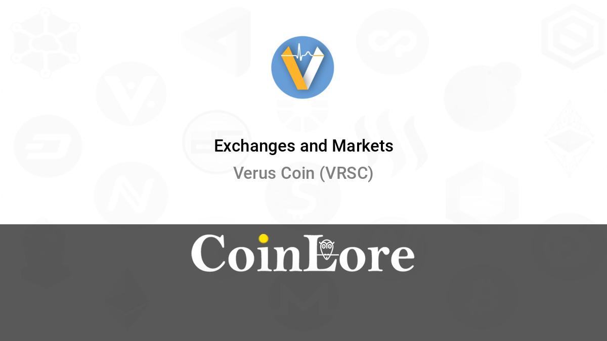 Verus Coin Vrsc Price USD today, Chart, News, Prediction