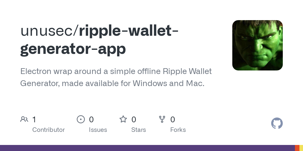 XRP paper wallet