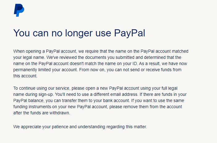 Why is my PayPal account limited? | PayPal US