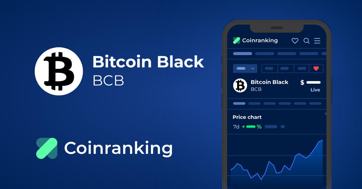 Bitcoin Black price - BTCB to USD price chart & market cap | CoinBrain