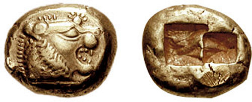 Electrum Lion Coins of Ancient Lydia (Ancient Coins of Miletos)