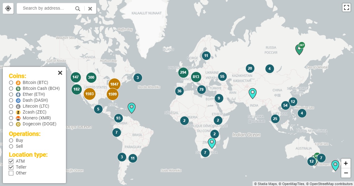 Bitcoin ATM Rules by Country