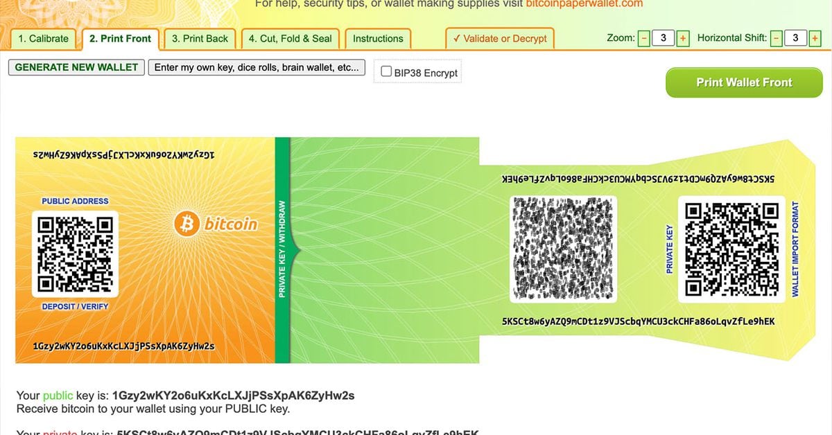 How to Cash-Out Cryptocurrency Stored in a Paper Wallet