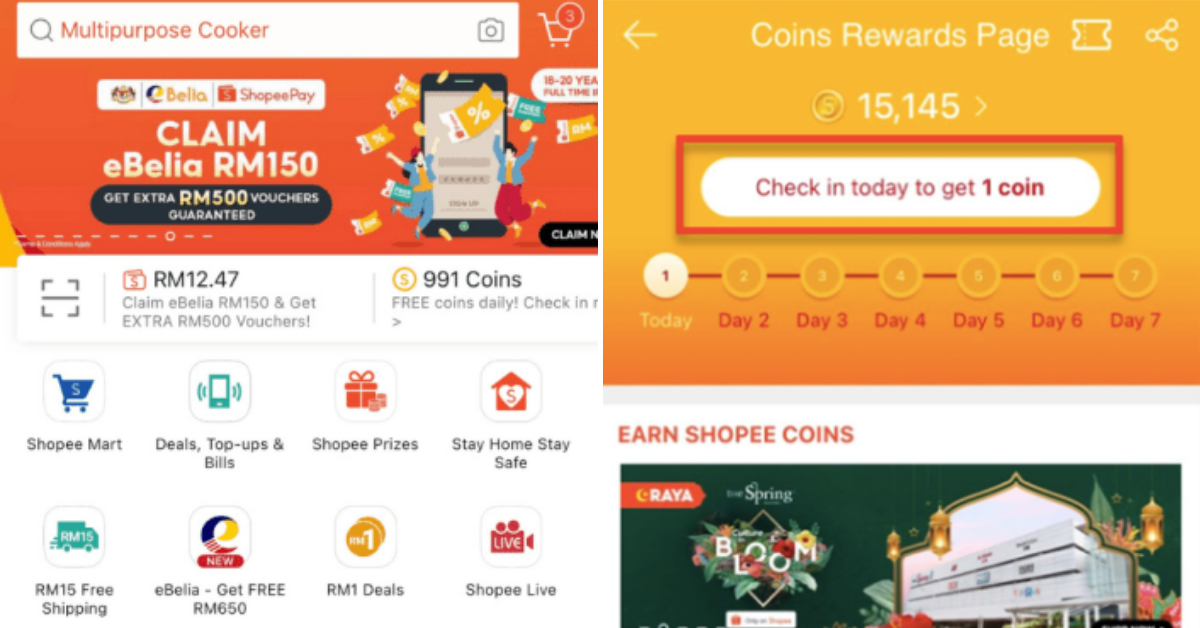 6 Ways To Earn Shopee Coins That Helped Me Save RM So Far - KL Foodie