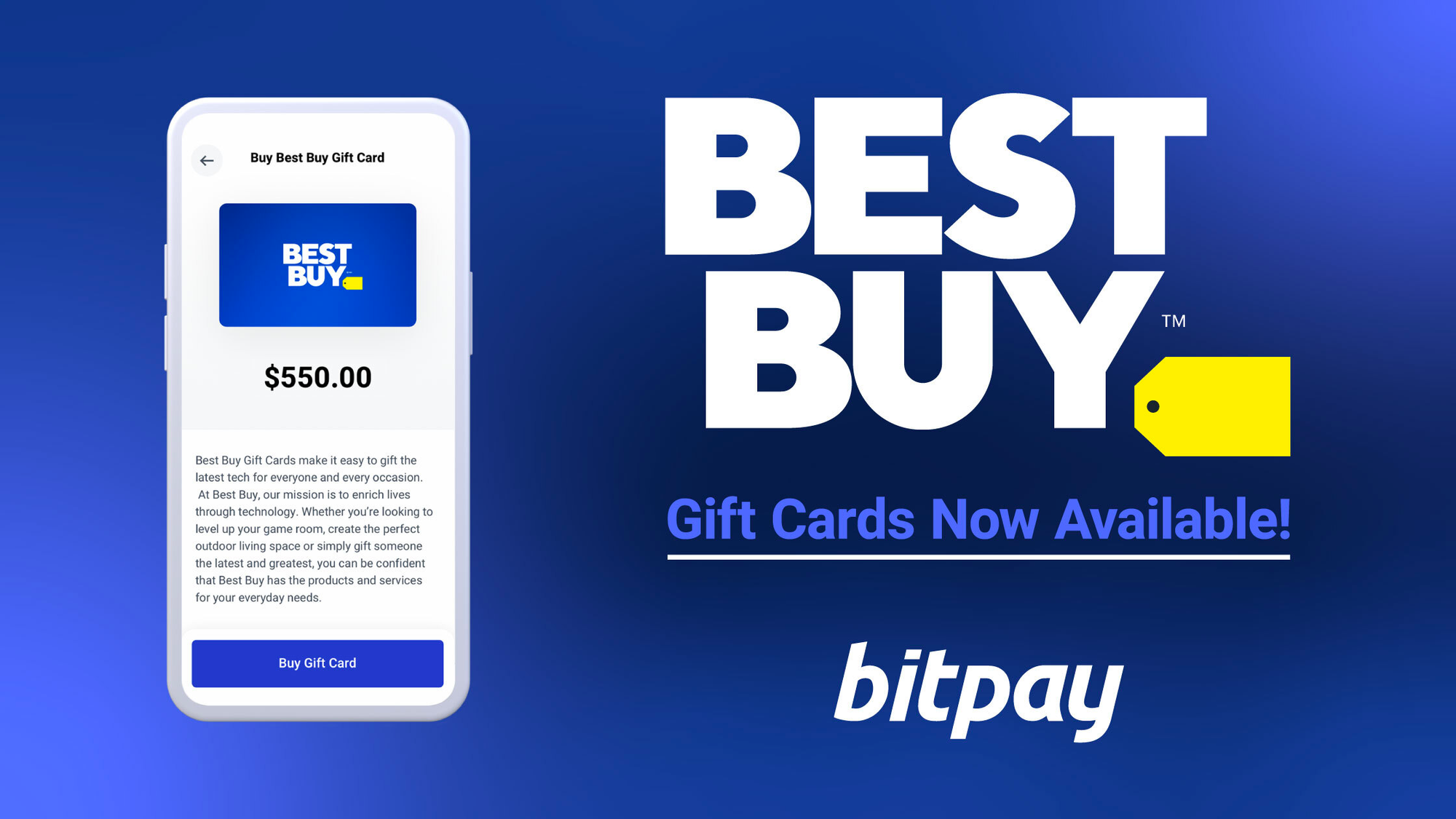 Best Buy Gift Card 5 USD | US Account digital - Bitcoin & Lightning accepted