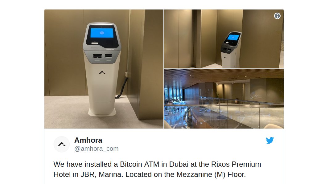 Dubai Scores Cash for Crypto with the City’s First Bitcoin ATM