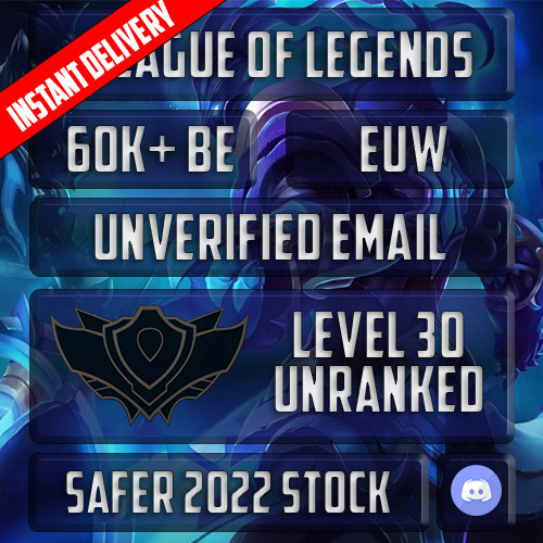 Buy League of Legends Smurf Accounts - Lifetime Warranty